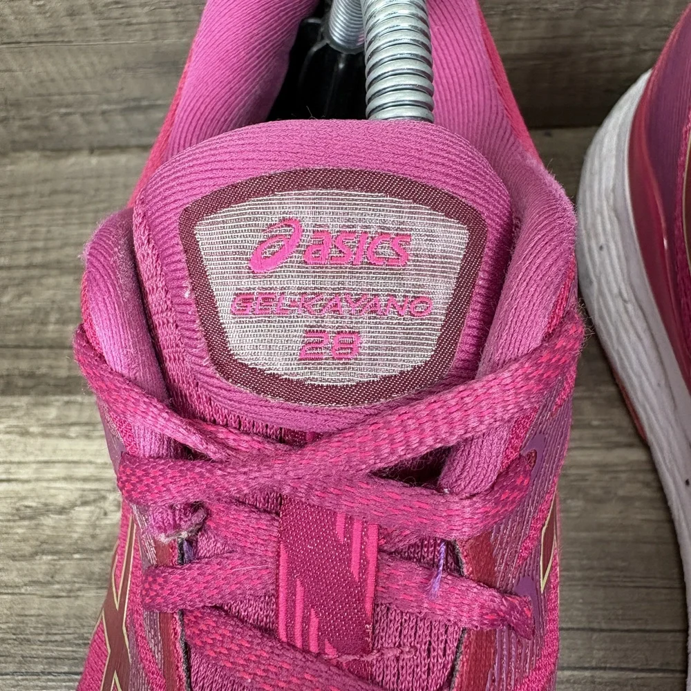 Asics Gel-Kayano 28 Pink Purple Womens US Size 12 1012B047 Running Shoes